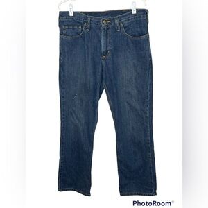 Carhartt Imperfection Wide Leg Blue Jeans Sz 32X30